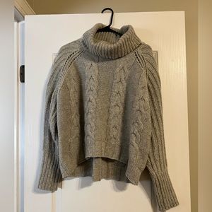 Sundance cowl neck heavy sweater